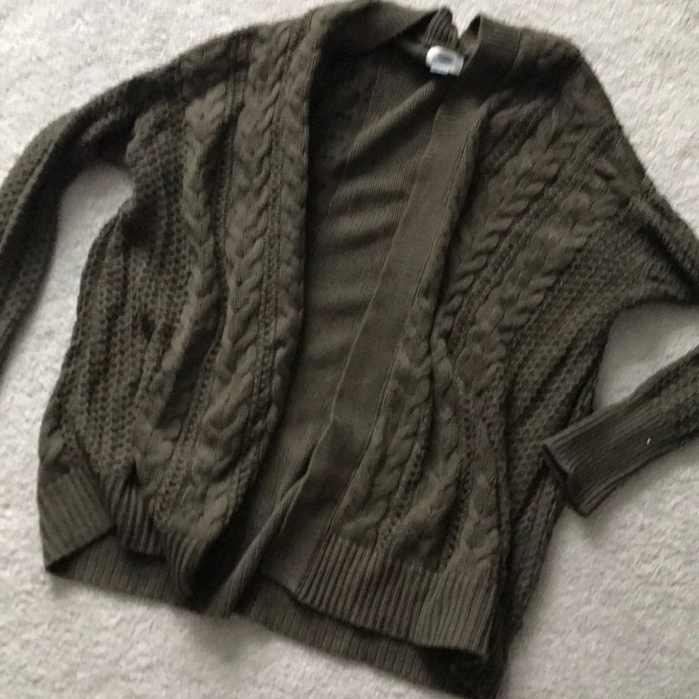 Old navy dark green cardigan